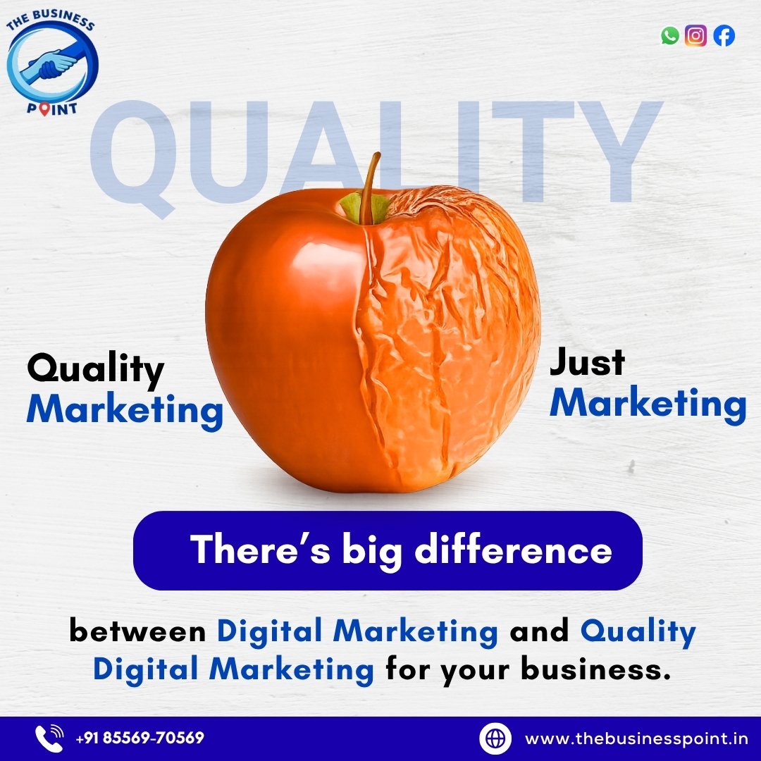 Quality marketing vs just marketing — The Business Point philosophy